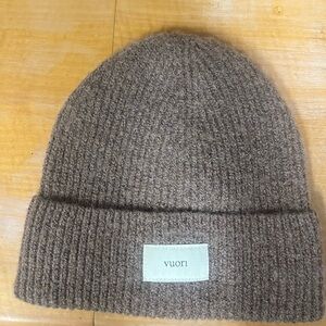 Vuori Taupe Knit Beanie